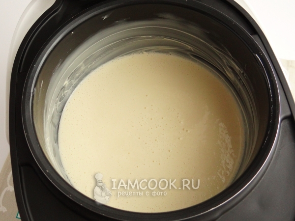 Поставить чашу в мультиварку