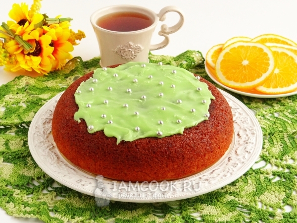 Фото апельсинового кекса в мультиварке