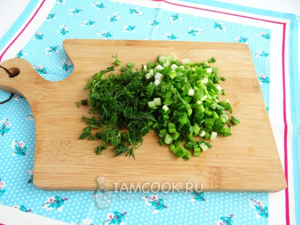 Порезать зелень