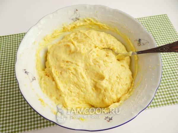 Размешать тесто