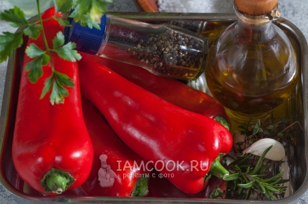 Ингредиенты для перца, запеченного в духовке