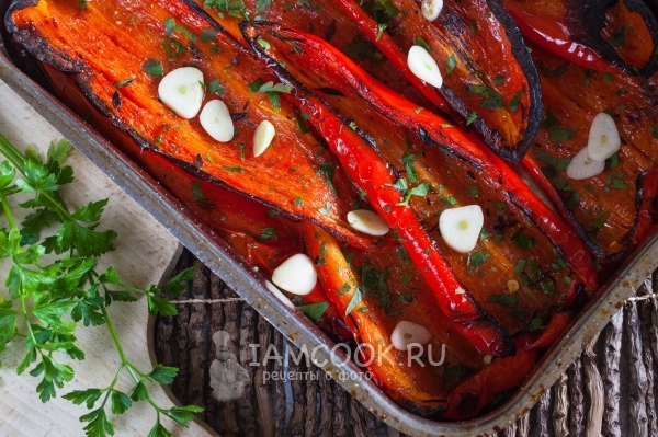Рецепт перца, запеченного в духовке