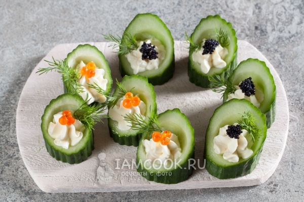 Икра с огурцами