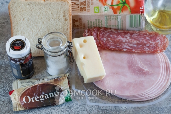 Ингредиенты для супа Пицца