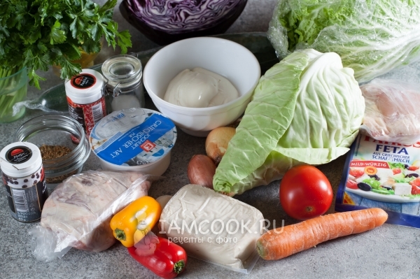 Ингредиенты для начинки для шаурмы в домашних условиях