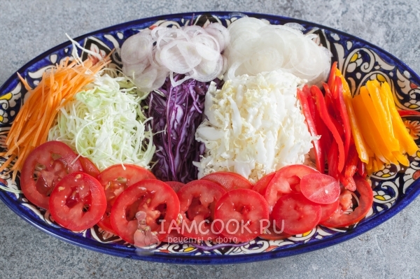 Измельчить овощи