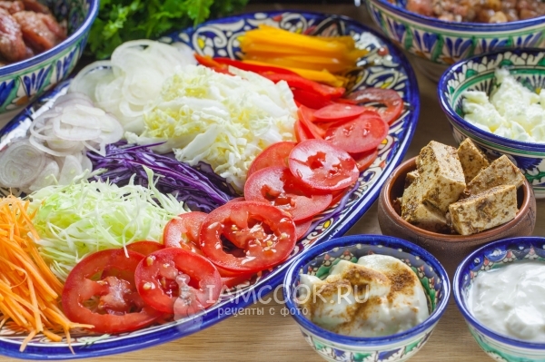 Рецепт начинки для шаурмы в домашних условиях