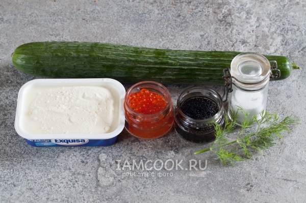 Ингредиенты для икры с огурцами