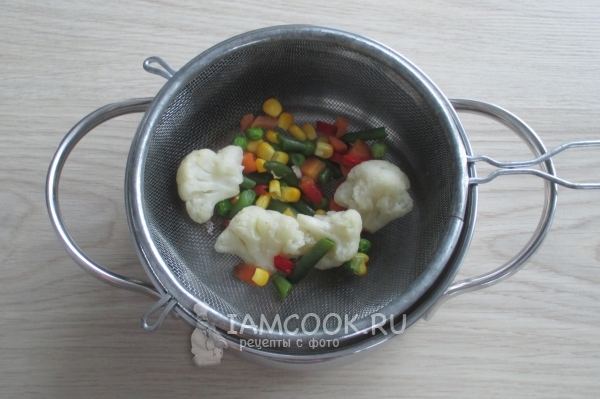 Сварить овощи