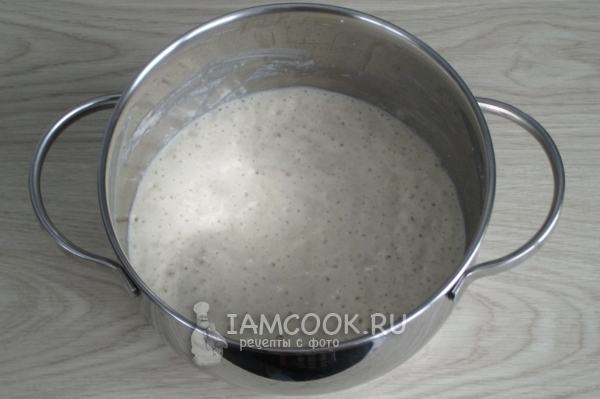 Готовая опара