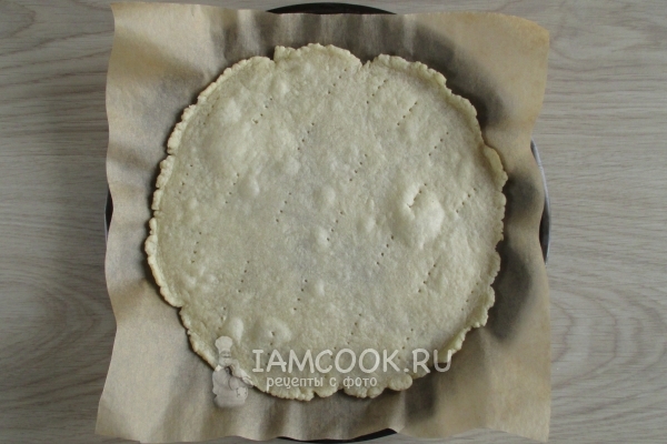 Наколоть тесто вилкой