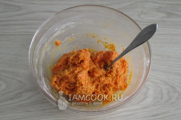 Размешать тесто