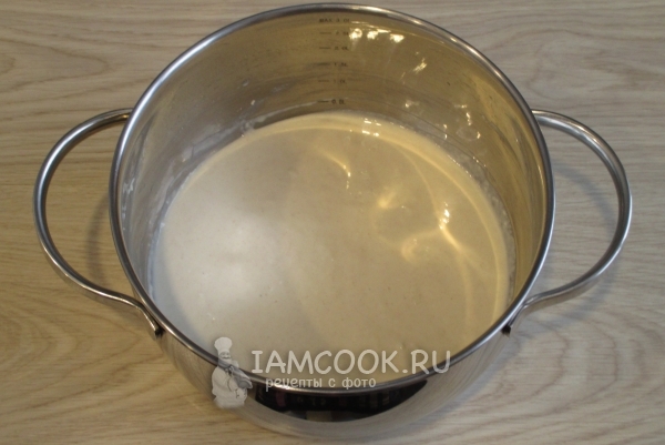 Размешать тесто