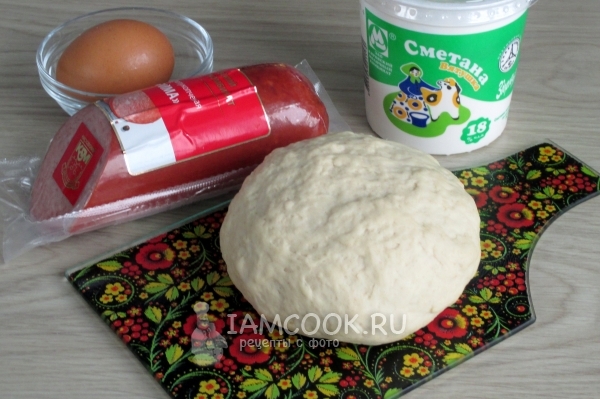 Ингредиенты для смаженки с колбасой