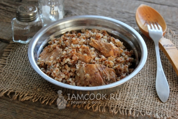 Рецепт гречки с тушенкой в кастрюле