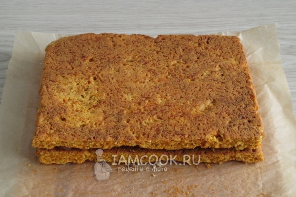 Готовый постный морковный торт