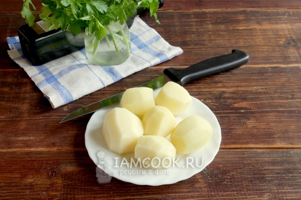 Почистить картофель