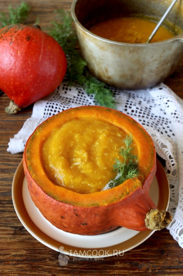 Рецепт тыквенного супа-пюре со сливками