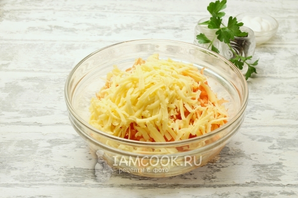 Положить тертый сор