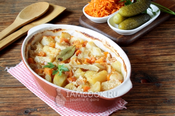 Рецепт картошки в кефире в духовке