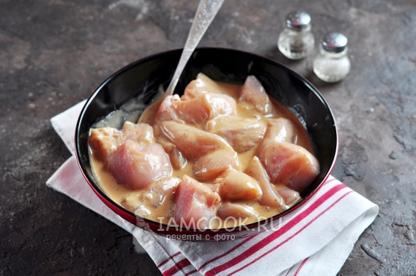 Замариновать мясо