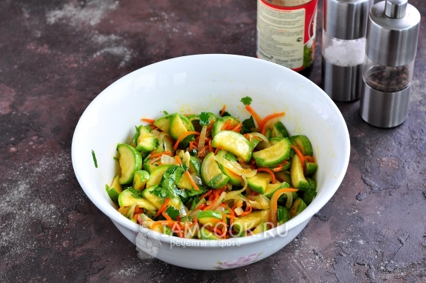 Фото хе из кабачков по-корейски