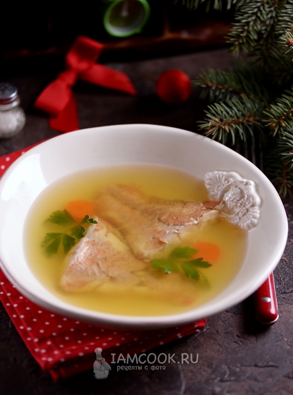 Рецепт заливного из морского окуня