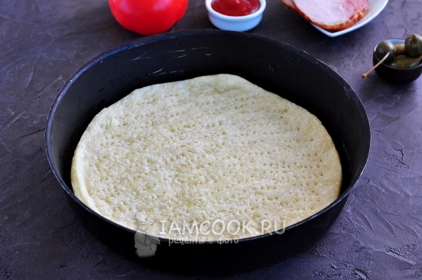 Поставить основу в духовку