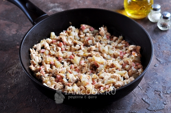 Жарим начинку