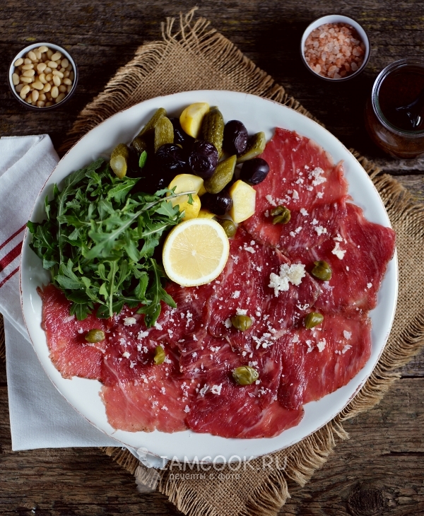Рецепт карпаччо из ростбифа