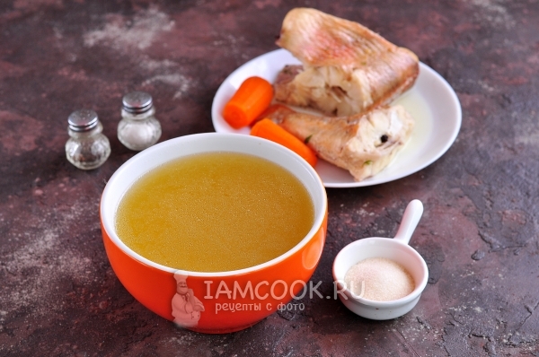 Процедить бульон