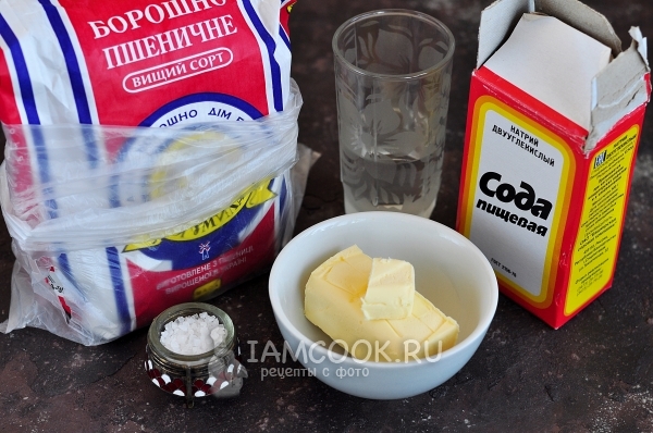 Ингредиенты для тонкого хрустящего теста для пиццы