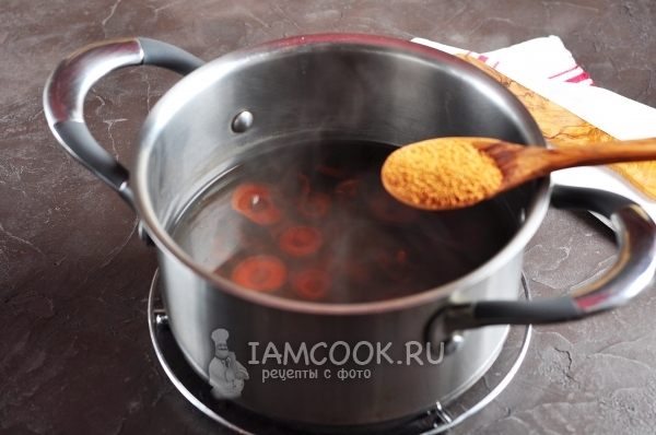 Всыпать бульон даши