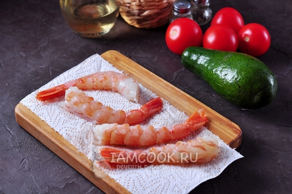 Почистить лангустины