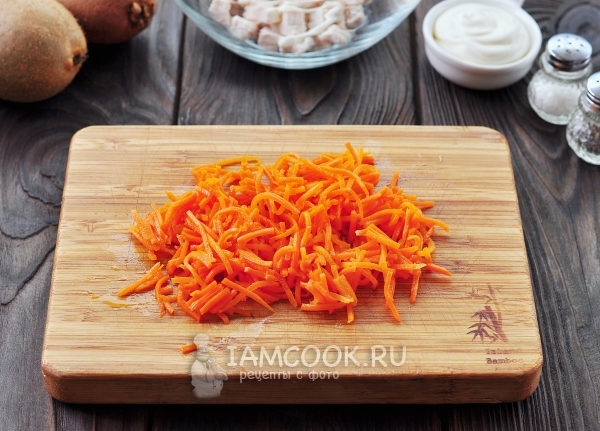 Порезать морковь