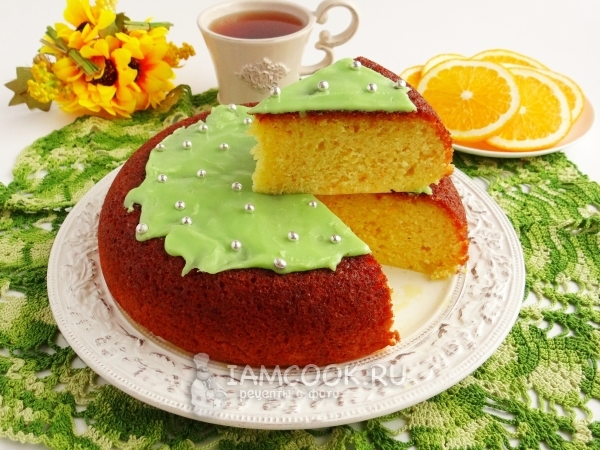 Апельсиновый кекс в мультиварке, рецепт с фото