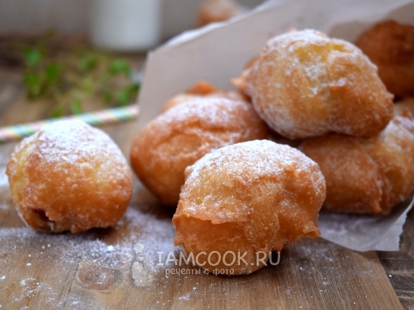 Бенье (французские пончики, пышки), рецепт с фото