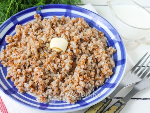 Молочная гречневая каша в мультиварке, рецепт с фото