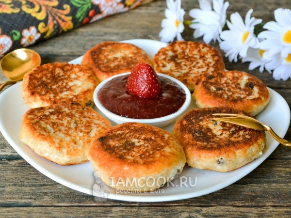 Сырники без муки на сковороде, рецепт с фото
