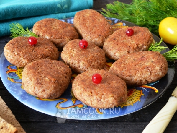 Диетические котлеты из гречки, рецепт с фото