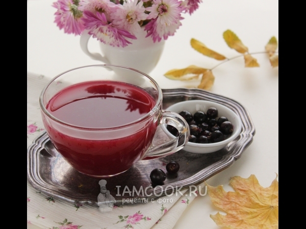 Кисель из чёрной смородины, рецепт с фото