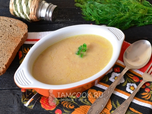Сливочный суп из горбуши, рецепт с фото