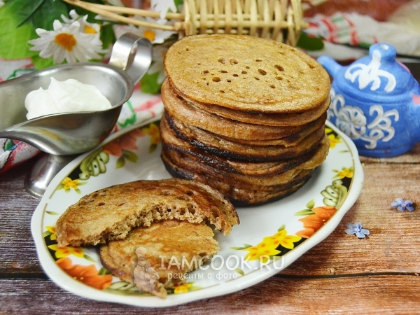 Блины на кислом молоке с дырочками, рецепт с фото