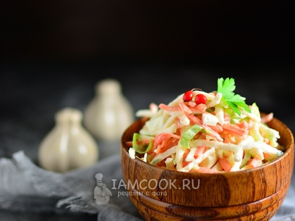 Салат из черной редьки с морковью, рецепт с фото