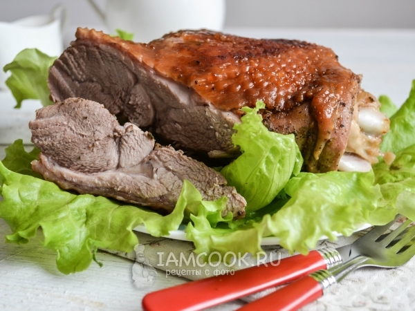 Бедро индейки в мультиварке, рецепт с фото