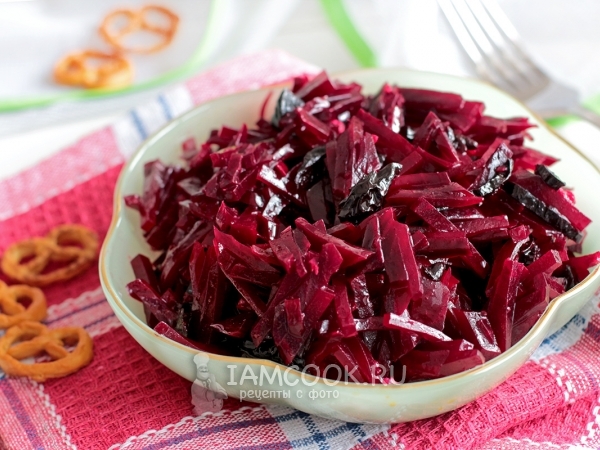 Салат из свеклы без майонеза, рецепт с фото