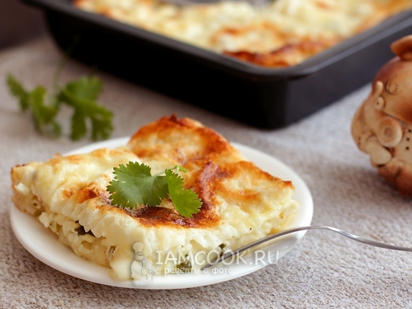 Ачма из лаваша с творогом, рецепт с фото