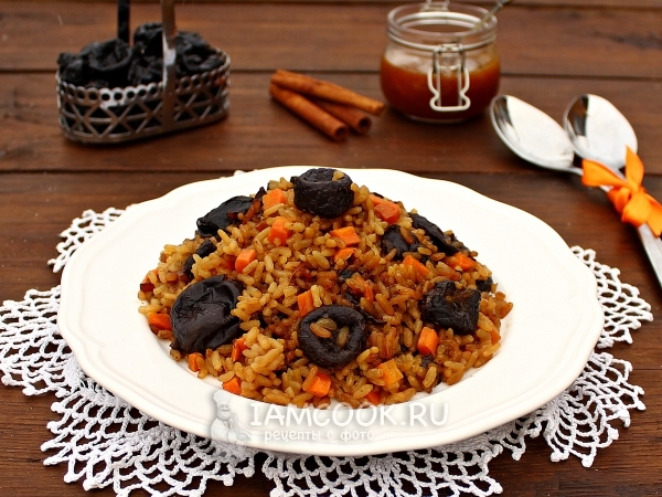 Сладкий плов в мультиварке, рецепт с фото