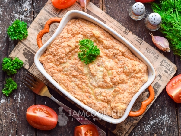 Суфле из индейки в духовке, рецепт с фото