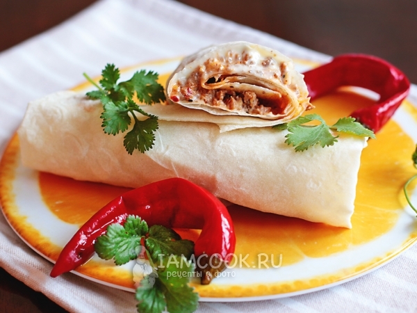 Бурито как в метро, рецепт с фото